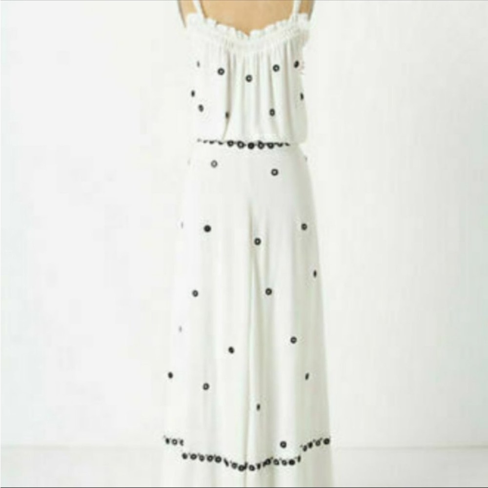Leifnotes White Mirror Maxi Dress Anthropologie Size 0